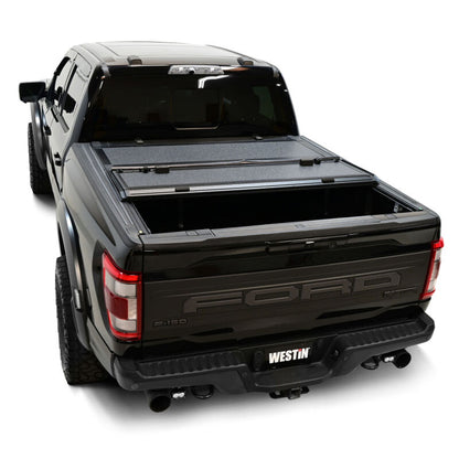 Westin 15-26 Ford F-150 5ft. 7in. Bed Hard Tri-Fold Tonneau Cover - Black