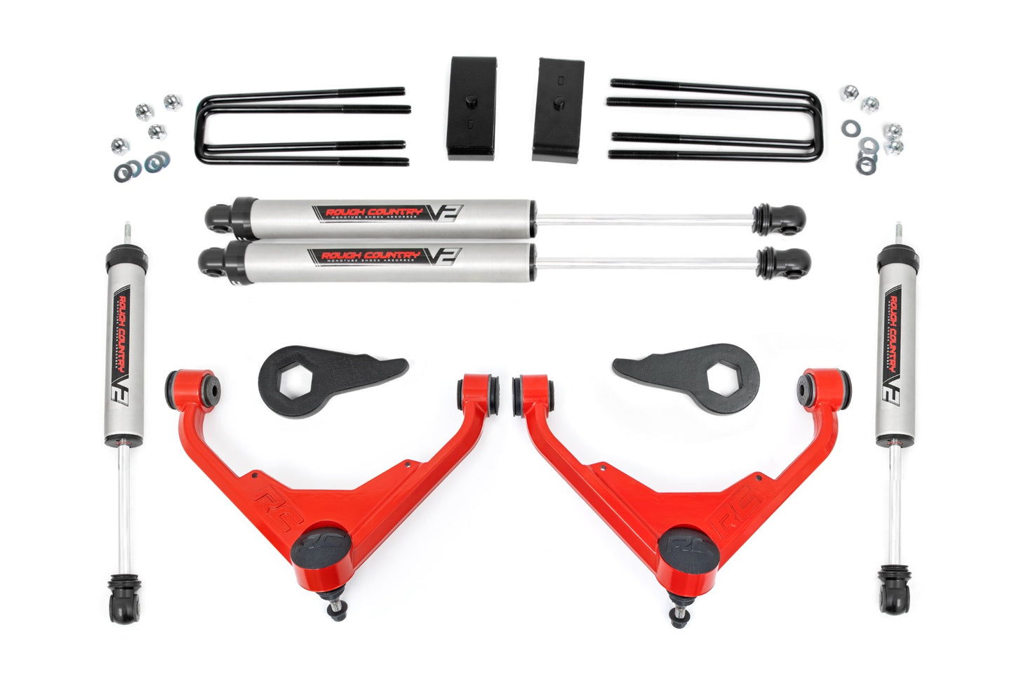 3 Inch Lift Kit | FT Code | V2 | Chevy/GMC 2500HD/3500HD/Suburban 2500/Yukon XL 2500 (01-10)