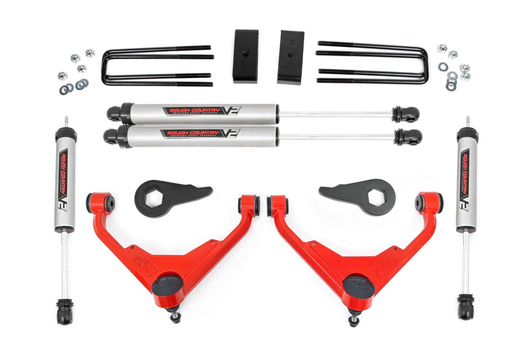 3 Inch Lift Kit | FT Code | V2 | Chevy/GMC 2500HD/3500HD/Suburban 2500/Yukon XL 2500 (01-10)