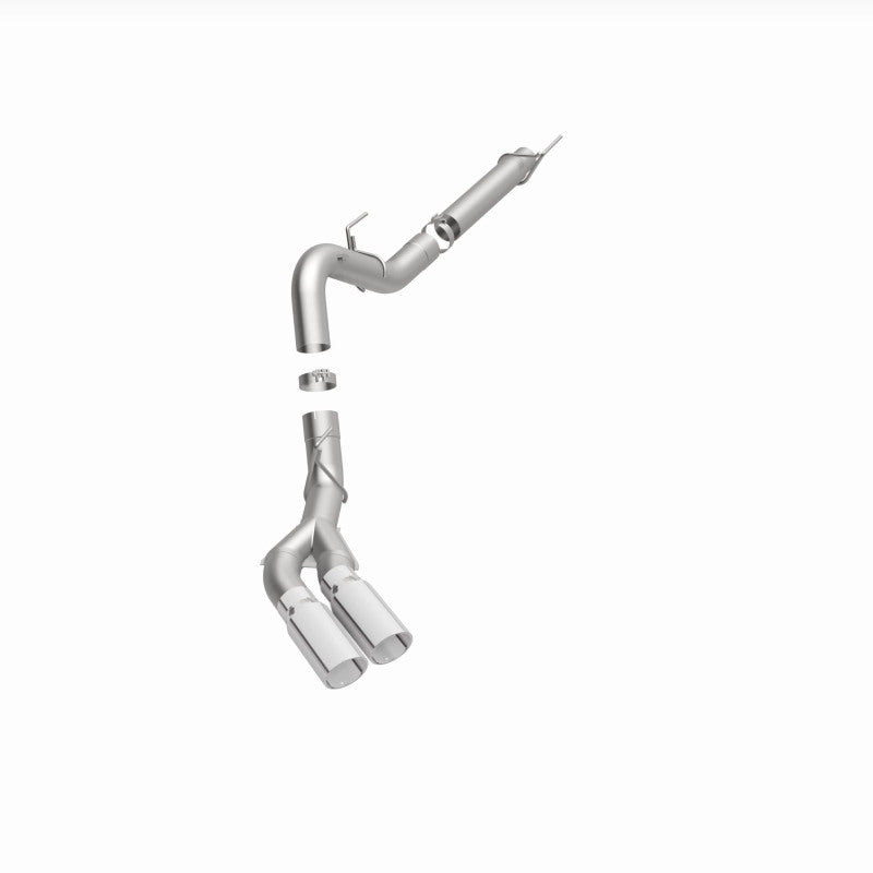 MagnaFlow CatBack 2018 Ford F-150 V6-3.0L Dual Exit Polished Stainless Exhaust - MF Series