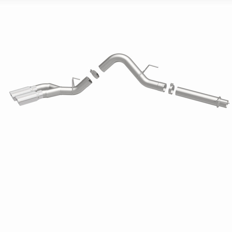 MagnaFlow CatBack 2018 Ford F-150 V6-3.0L Dual Exit Polished Stainless Exhaust - MF Series