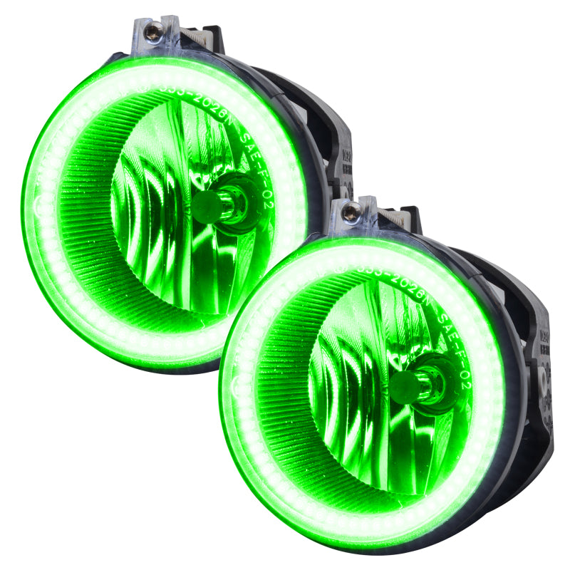 Oracle 99-04 Jeep Grand Cherokee LED Fog Light Halo Kit - Green