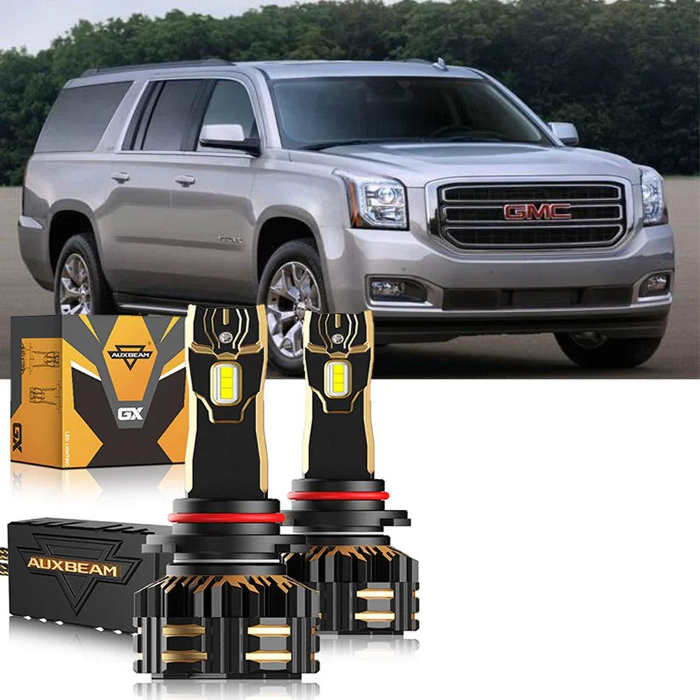 For 2017-2018 GMC Yukon XL Halogen 9005 H11 LED Headlight Bulbs Bundle