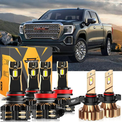 For 2007 GMC Sierra 1500 9005 H11 LED Headlight Bulbs Bundle