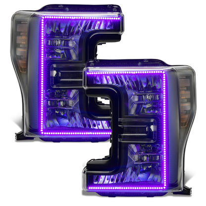 Oracle Ford Superduty 17-19 Dynamic Headlight DRL - ColorSHIFT - Dynamic