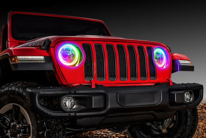 Oracle Jeep Wrangler JL/JT LED Surface Mount Headlight Halo Kit - w/ BC1 Controller