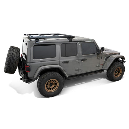 Westin 18-23 Jeep Wrangler JL Unlimited 4dr Rock Slider - Textured Black