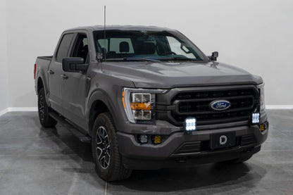 Diode Dynamics 21-22 Ford F-150 SS5 Bumper LED Pod Light Kit - Pro White Driving
