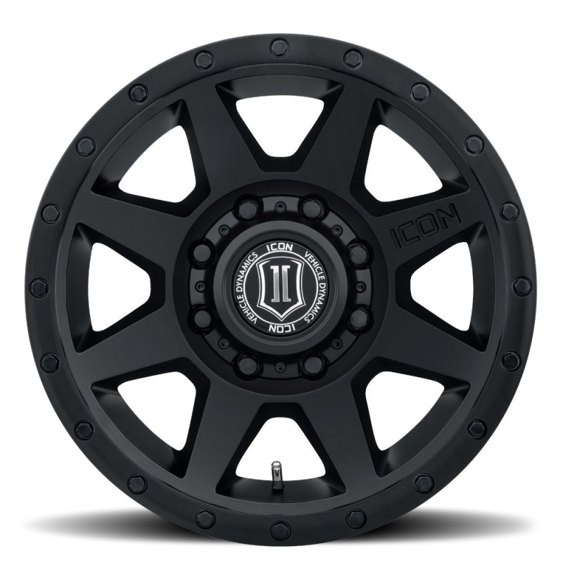 ICON Rebound HD 17x8.5 / 8x6.5 / 13mm / 5.25in BS Double Black Wheel