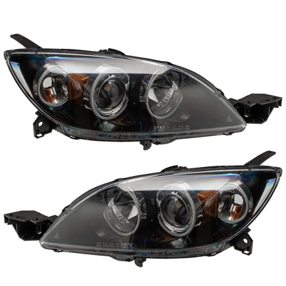 Oracle 04-09 Mazda 3 SMD HL - Hatchback - Halogen Style - ColorSHIFT w/ 2.0 Controller