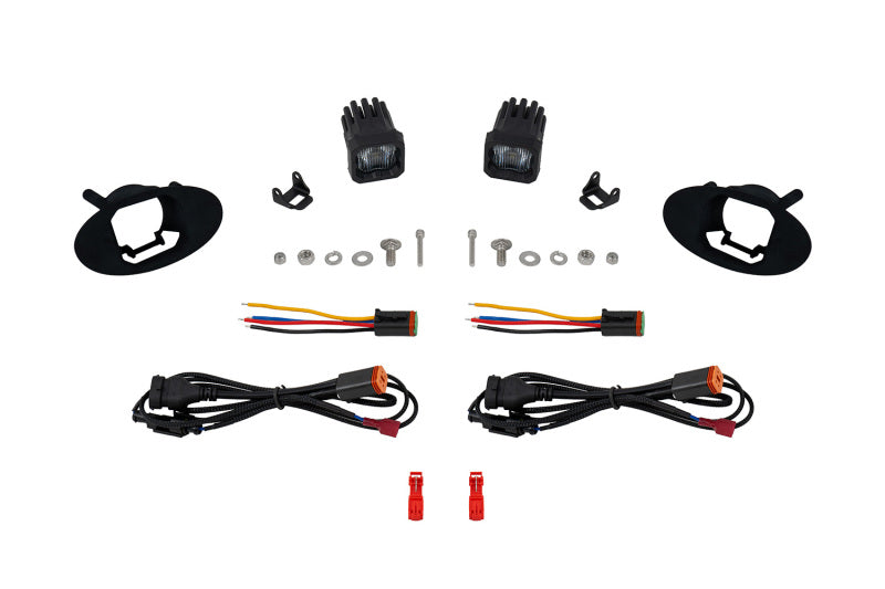 Diode Dynamics SSC1 Type MZ LED Fog Light Kit White SAE Fog