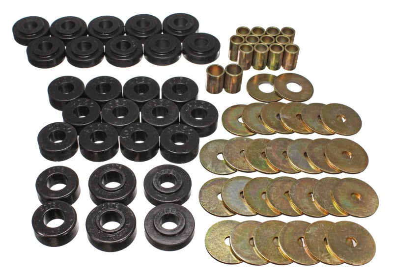 Energy Suspension GM Body Mount Set - Black