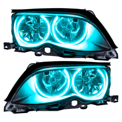 Oracle 02-05 BMW 3 Series SMD HL - Black - ColorSHIFT