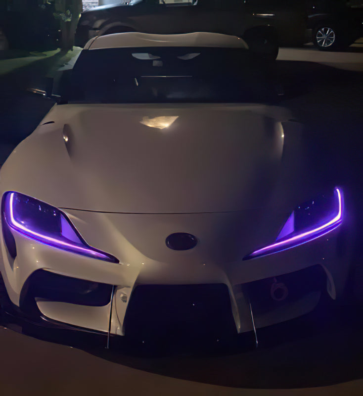Oracle 20-21 Toyota Supra GR RGB+A Headlight DRL Kit - ColorSHIFT w/ Simple Controller
