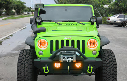 Oracle Jeep Wrangler 07-17 Halo Kit - ColorSHIFT w/ 2.0 Controller
