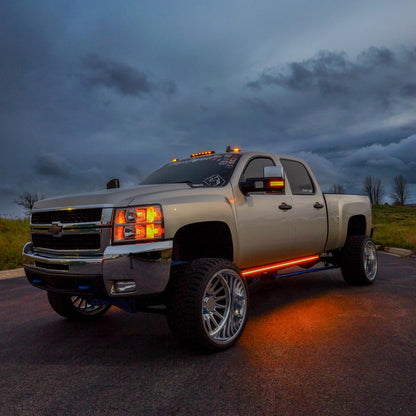 Lumastep M2 Powered Light Up Running Boards | 2007.5-2014 Chevy Silverado & GMC Sierra