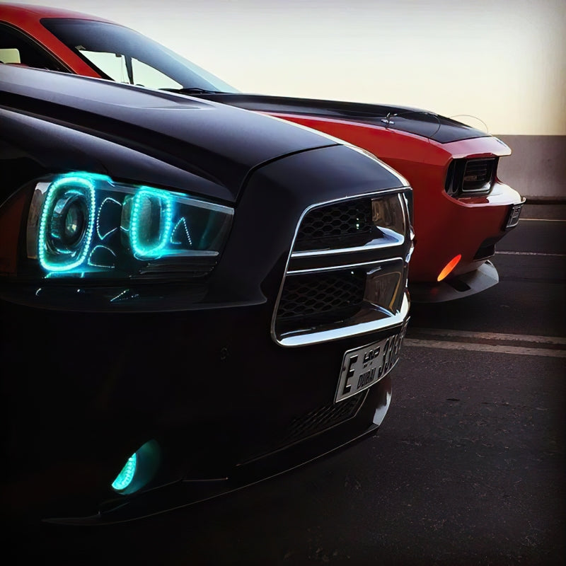 Oracle Dodge Charger 11-14 Halo Kit - ColorSHIFT w/ Simple Controller