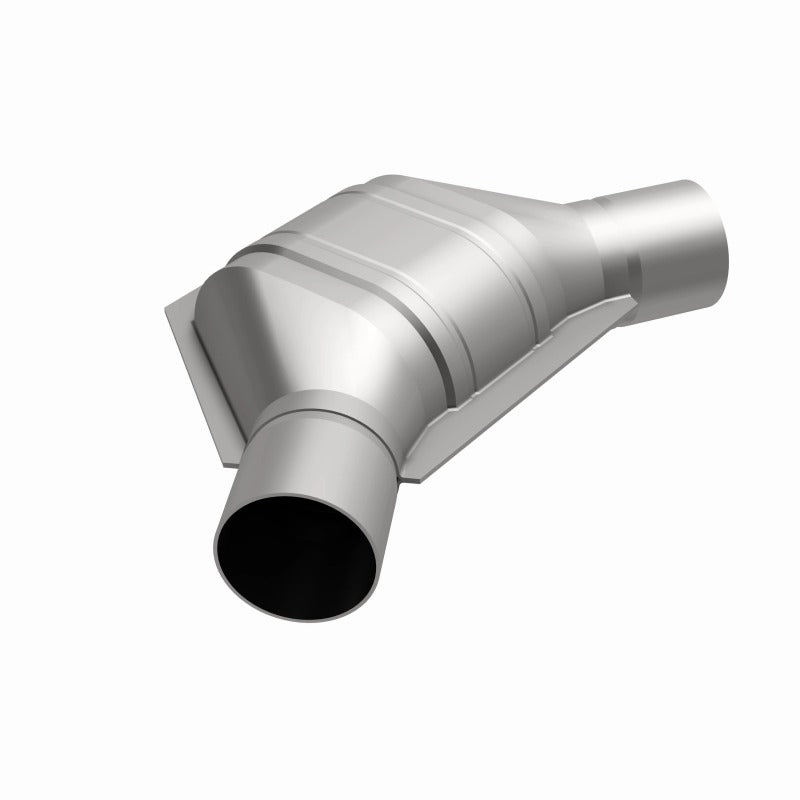 MagnaFlow Universal Catalytic Converter 2.25 Angled In/Out Front CA