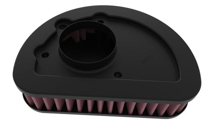 K&N Replacement Unique Air Filter 6.625in L x 4.75in W x 1.625in H with 1 Flange for Harley-Davidson