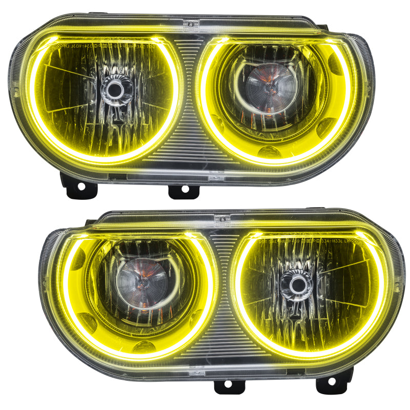 Oracle 08-14 Dodge Challenger SMD HL (Non-HID) - ColorSHIFT w/ Simple Controller