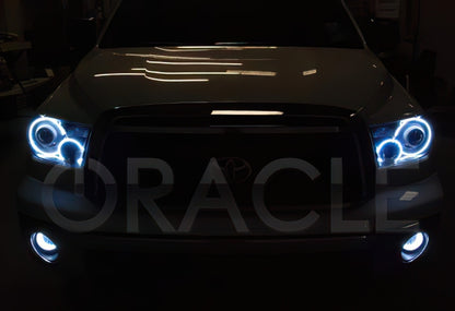 Oracle 07-13 Toyota Tundra LED Fog Light Halo Kit - Green