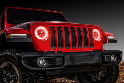 Oracle Jeep Wrangler JL/JT LED Surface Mount Headlight Halo Kit - w/ BC1 Controller
