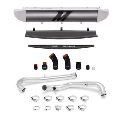 Mishimoto 2014-2016 Ford Fiesta ST 1.6L Front Mount Intercooler (Black) Kit w/ Pipes (Silver)