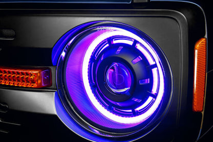 Oracle 2021+ Ford Bronco Oculus Bi-LED Projector Headlights - ColorSHIFT LED