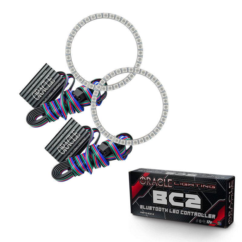 Oracle Fiat 500 12-17 Halo Kit - ColorSHIFT w/ BC1 Controller