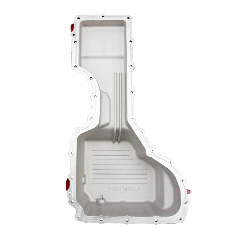 Wehrli 17-19 GM Duramax WCFab X PPE High Capacity Aluminum Oil Pan - WCFab Grey