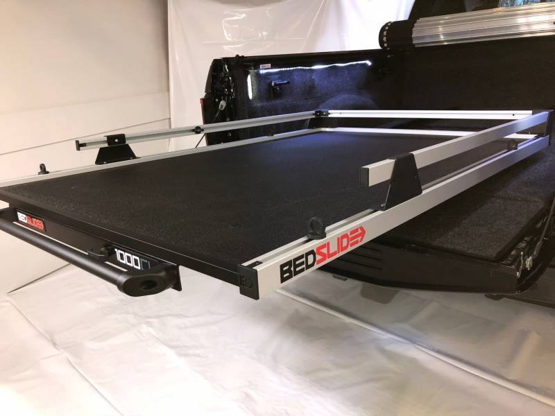 Bedslide Classic 73 Inch x 48 Inch Silver 6.4 Foot Dodge Ram Trucks and 6.2 Foot Toyota Trucks
