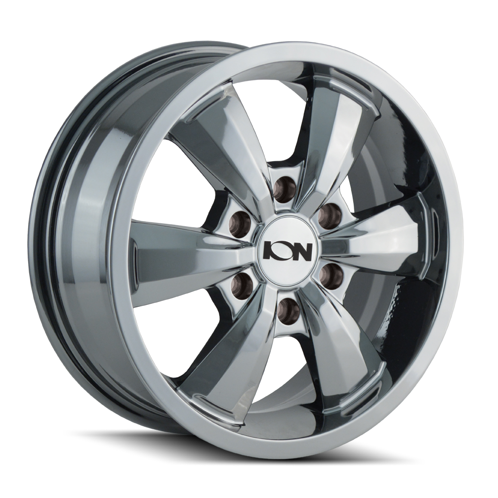 Cast Aluminum Wheels 102 CH 18x8 Chrome Chrome 5 On 130 Bolt Pattern 50 Offset ION Wheels