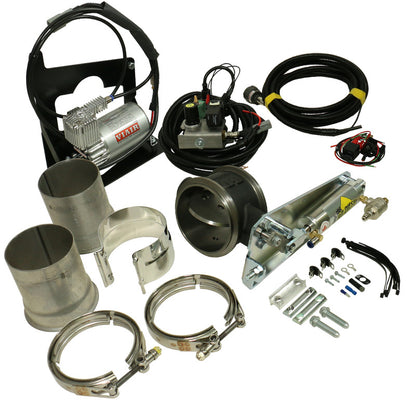 Exhaust Brake 2006-2007 Dodge Air Actuated Remote Mount Valve 4 inch Exhaust c/w Air Compressor BD Diesel