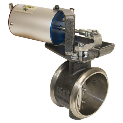 Exhaust Brake 1989-1998 Dodge 5.9L Cummins 60PSI no-APPS 4 Inch Remote Mount / Vacuum Actuated BD Diesel