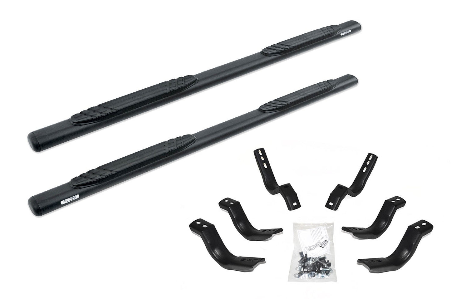 4 Inch 1000 Series SideSteps & Bracket Kit Textured Black 2019-2026 Ford Ranger Go Rhino