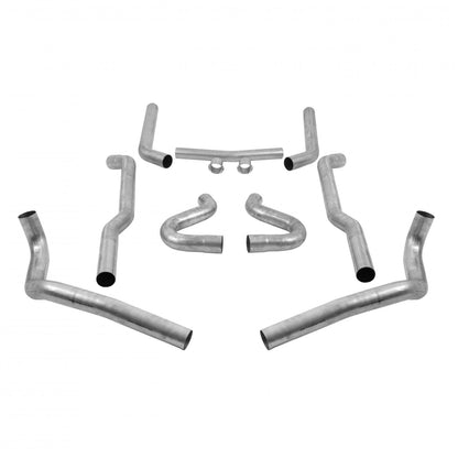 Crossmember-Back Exhaust System Fits 1968-1972 GM A-Body Cars With V8 Engine 3-Inch Aluminized Pipe Only Exhaust Kit Flowmaster