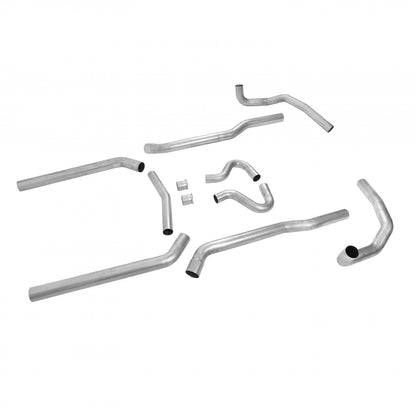 Crossmember-Back Exhaust System Fits 1968-1972 GM A-Body Cars With V8 Engine 3-Inch Aluminized Pipe Only Exhaust Kit Flowmaster