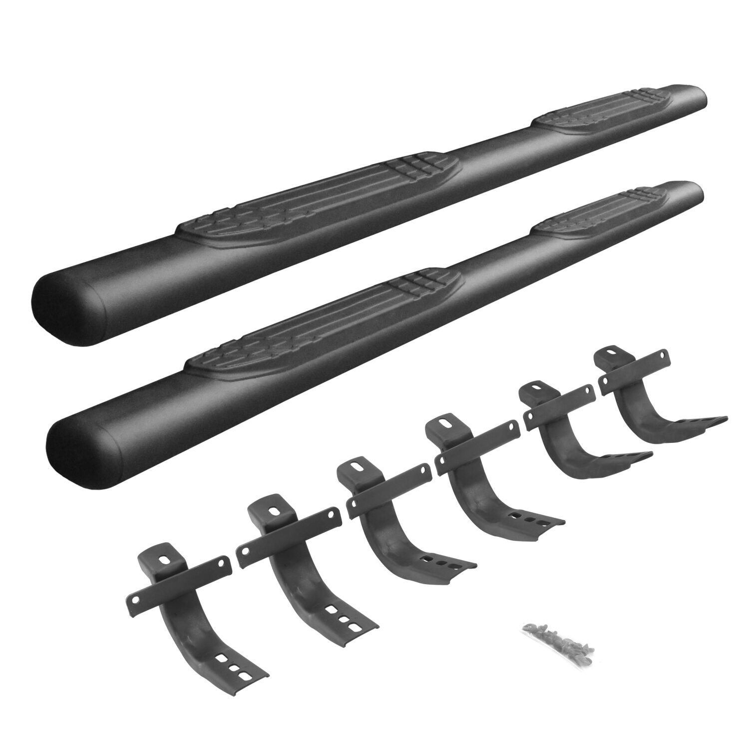 4 Inch 1000 Series SideSteps & Bracket Kit Textured Black 2021-2025 Ford Bronco Go Rhino