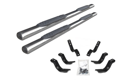4 Inch 1000 Series SideSteps & Bracket Kit Stainless Steel 2017-2026 Ford F-250/F-350 Go Rhino