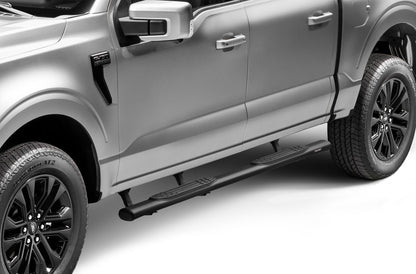 4 Inch 1000 Series SideSteps & Bracket Kit Textured Black 2015-2026 Ford F-150/ F-250/F-350 Go Rhino