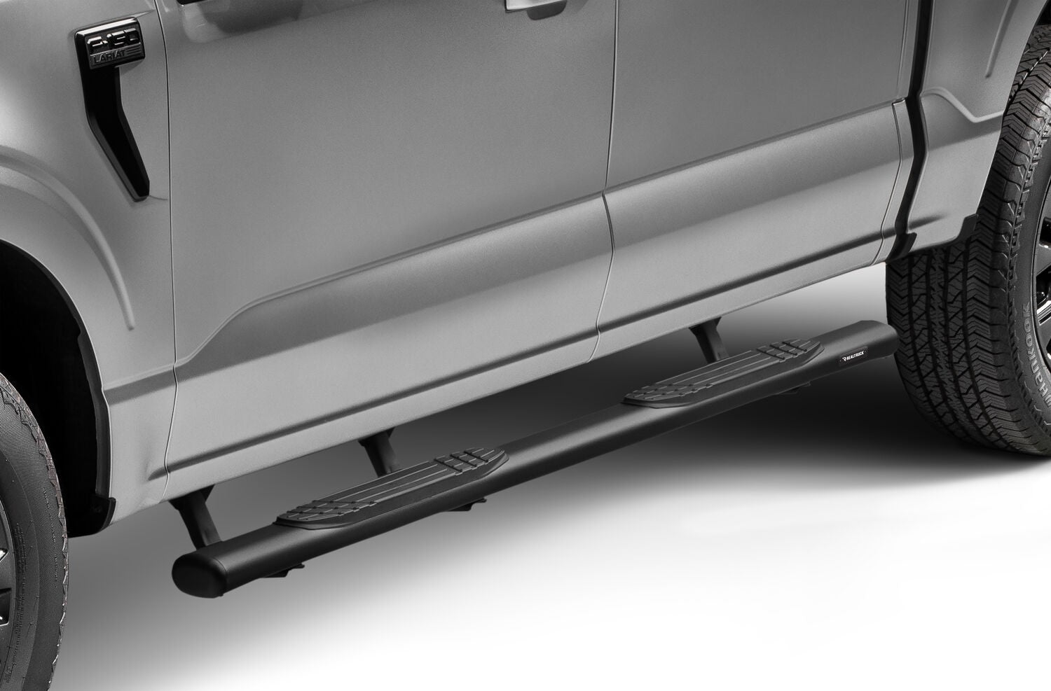4 Inch 1000 Series SideSteps & Bracket Kit Textured Black 2015-2026 Ford F-150/ F-250/F-350 Go Rhino