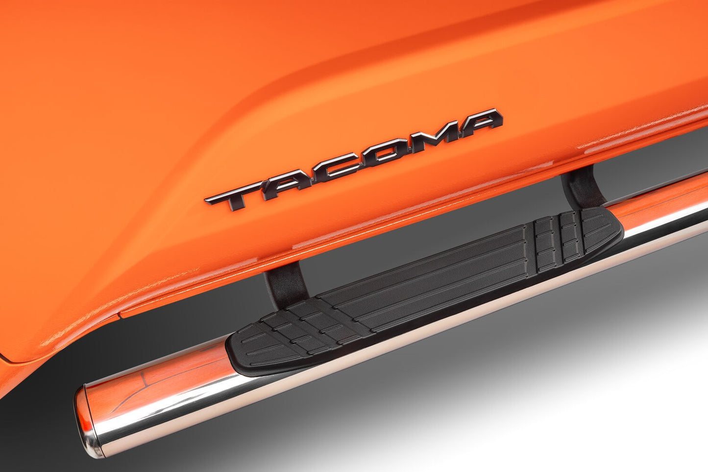 4 Inch 1000 Series SideSteps & Bracket Kit Stainless Steel 2024-2026 Toyota Tacoma Go Rhino