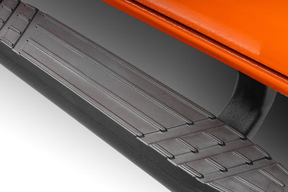 4 Inch 1000 Series SideSteps & Bracket Kit Textured Black 2024-2026 Toyota Tacoma Go Rhino