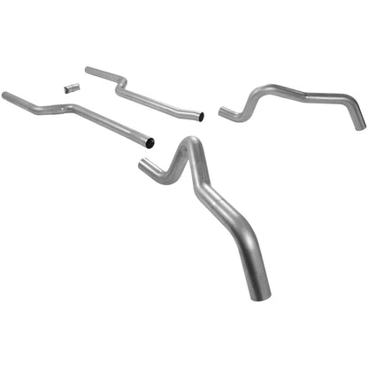 Crossmember-Back Exhaust System Fits 1967-1969 Camaro And Firebird With V8 Engine 3.00-Inch Aluminized Pipes Flowmaster