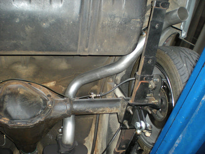 Crossmember-Back Exhaust System Fits 1967-1969 Camaro And Firebird With V8 Engine 3.00-Inch Aluminized Pipes Flowmaster