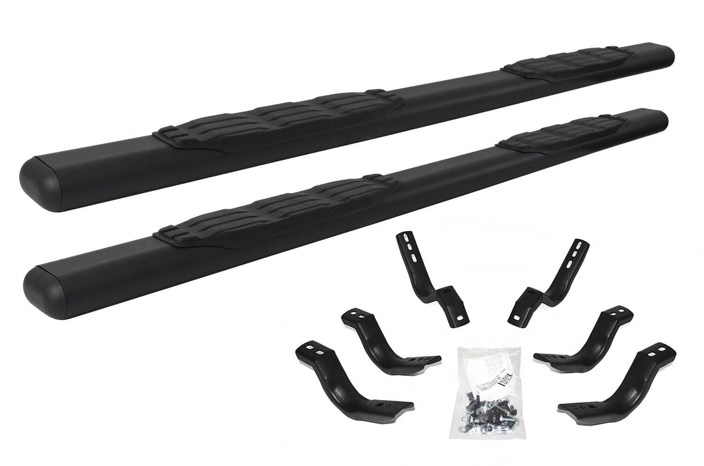 5 Inch 1000 Series Side Steps with Mounting Brackets Kit Textured Black 2019-2026 Silverado/Sierra 1500/2500 HD Go Rhino