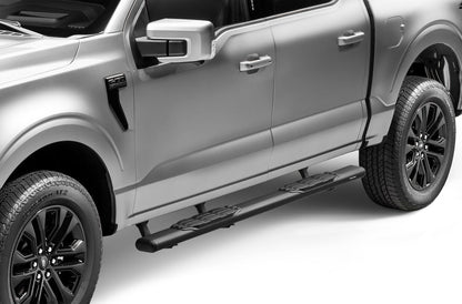 5 Inch 1000 Series Side Steps with Mounting Brackets Kit Textured Black 2015-2026 Ford F-150/ F-250/F-350 Go Rhino