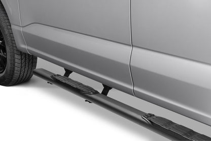 5 Inch 1000 Series Side Steps with Mounting Brackets Kit Textured Black 2015-2026 Ford F-150/ F-250/F-350 Go Rhino