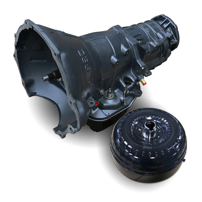 TorqueMaster Dodge 48RE Tranmission and Converter Package 2005-2007 4WD w/TVV Stepper Motor c/w Auxiliary Filter and Billet Input BD Diesel