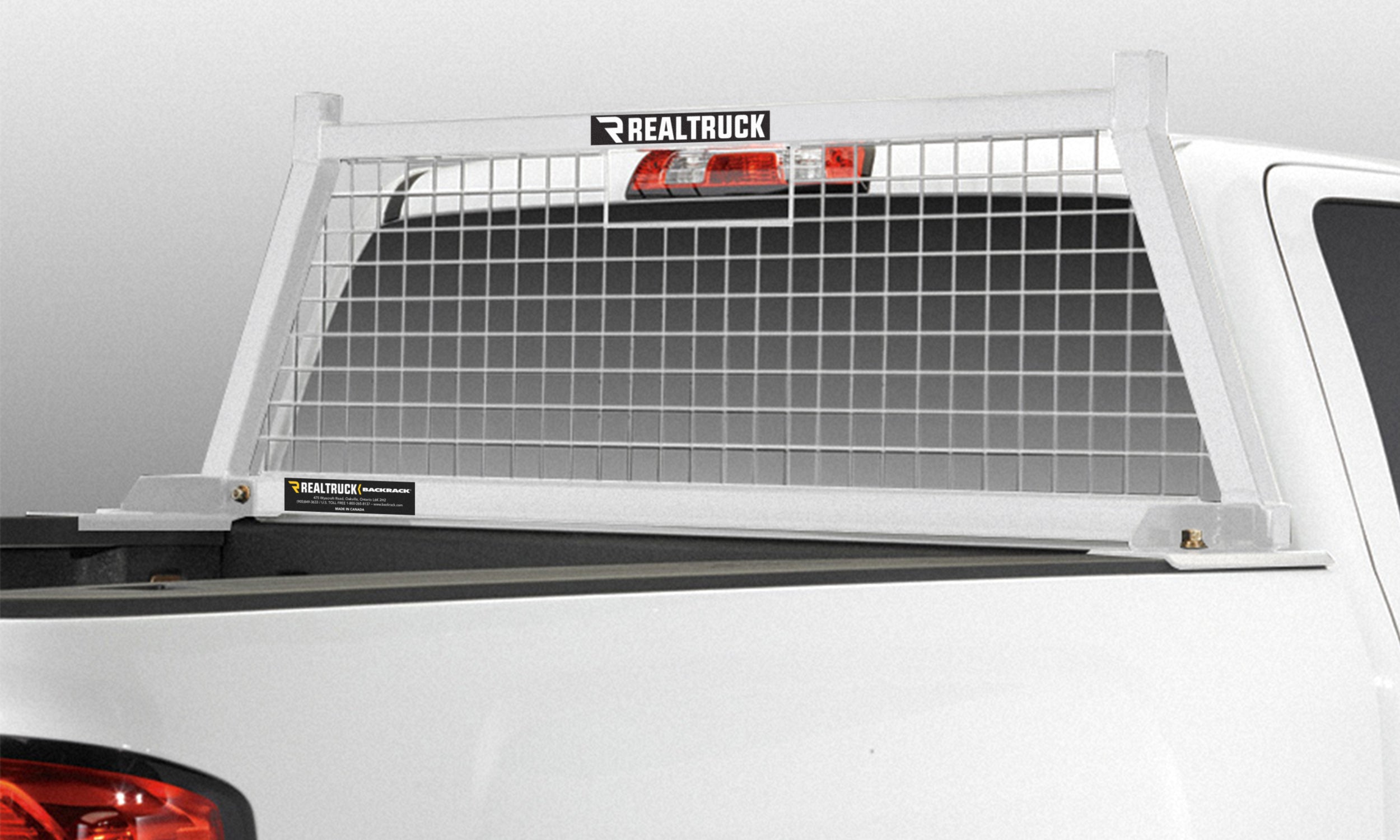 Safety Rack White Silverado/Sierra/F150/Tundra/Titan XD Backrack